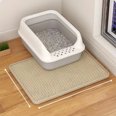 Double-Layer Cat Litter Mat