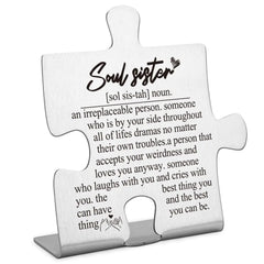 Soul Sister Birthday Gift For Her Soul Sister Gift Bestie Gift Thank You Gift for Women Friend Sister Cute Graduation Christmas Friendship Gift for Soul Sister Funny Office Desk Decor
