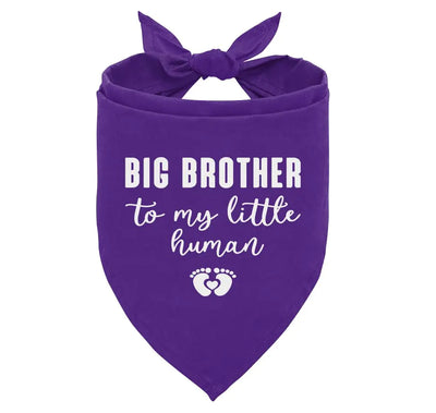Big Brother Dog Bandana Purple Dog Bandana Big Brother Bandana for Dog Gender Reveal Dog Bandana Baby Announcement Dog Bandana Dog Bandana for Small Medium Large Dogs Dog Scarf Accessories (D3)